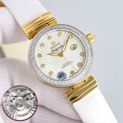 Omega Ladymatic Mechanical Cal.8520/8521 Movement 34*12MM Women Quality Fake Watches